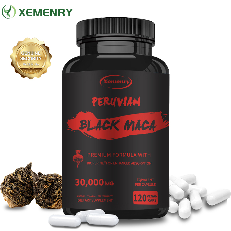 Herbal Supplement - Raíz de Maca negra de máxima