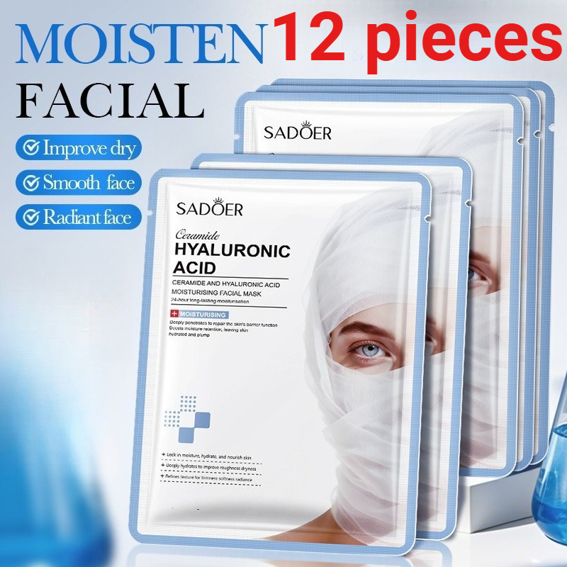 Echinacea - Juego de 12 Mascarillas Faciales Hidratantes