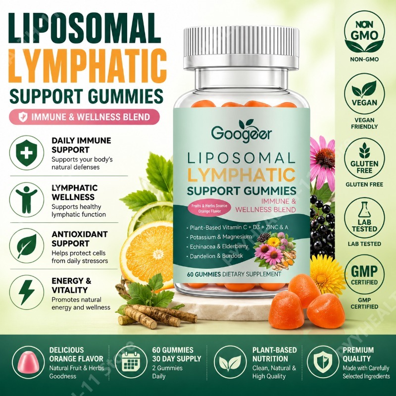 Echinacea - Gomitas Googeer para el Bienestar Linfático