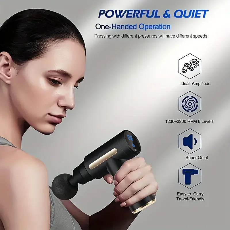 Mini pistola de masaje de Fasc - Health Wellness reseña y precio