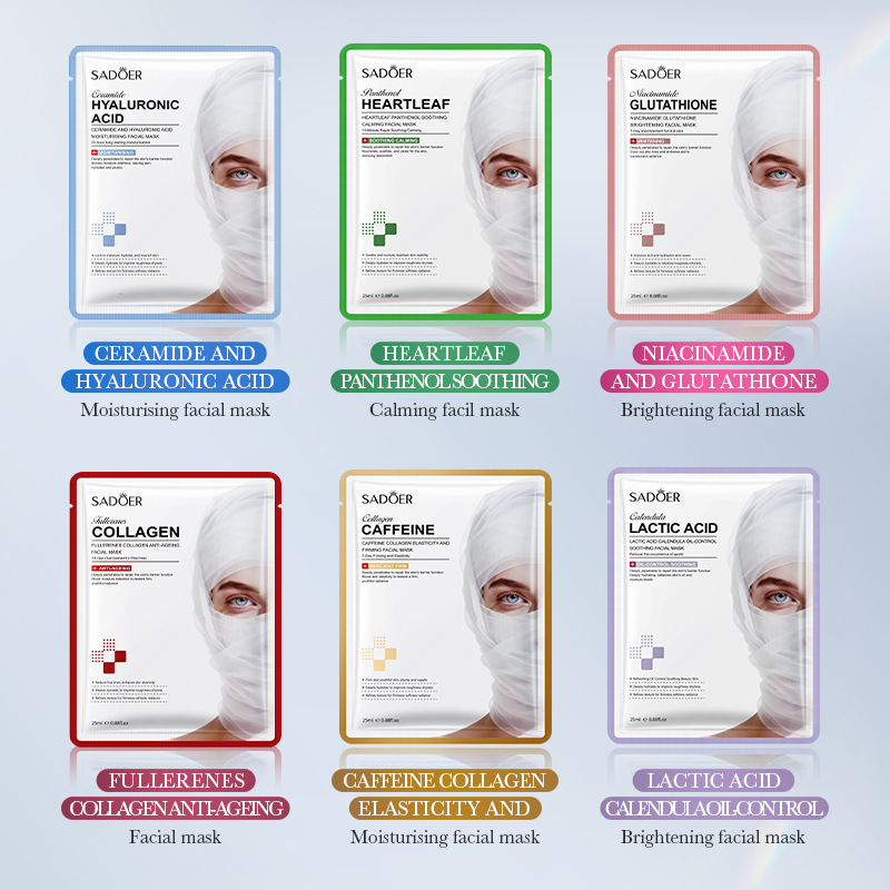 Juego de 12 Mascarillas Facial - Echinacea reseña y precio