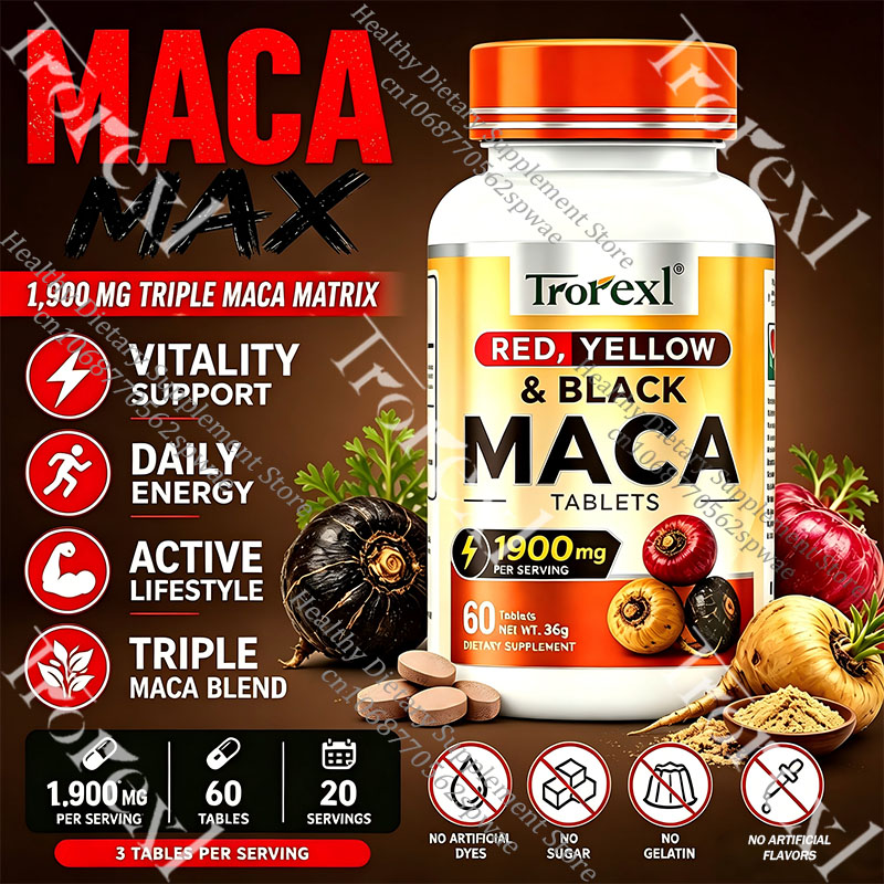 Tabletas de Raíz de Maca Natur - Herbal Supplement reseña y precio