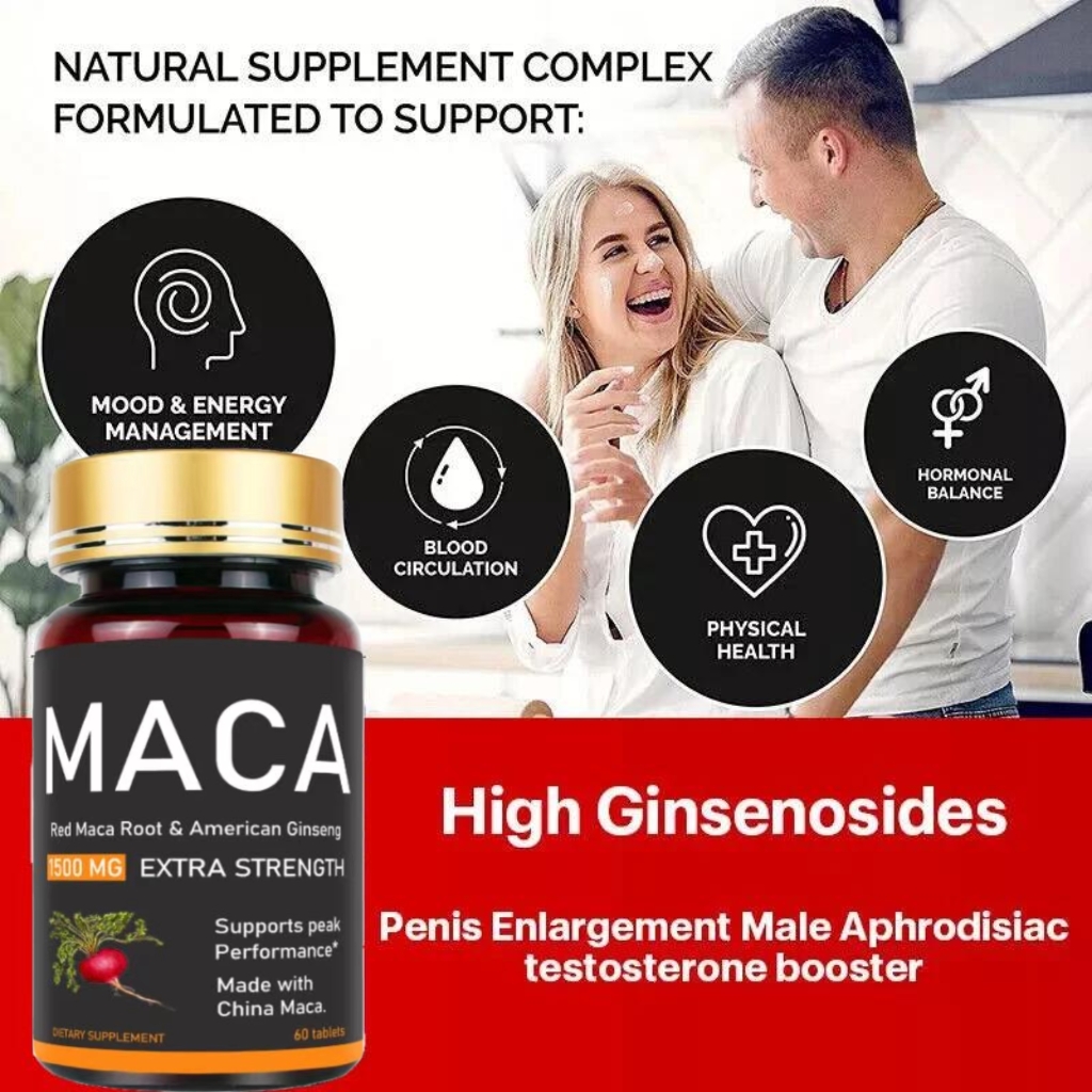 Suplemento herbal de maca, gin - Herbal Supplement reseña y precio