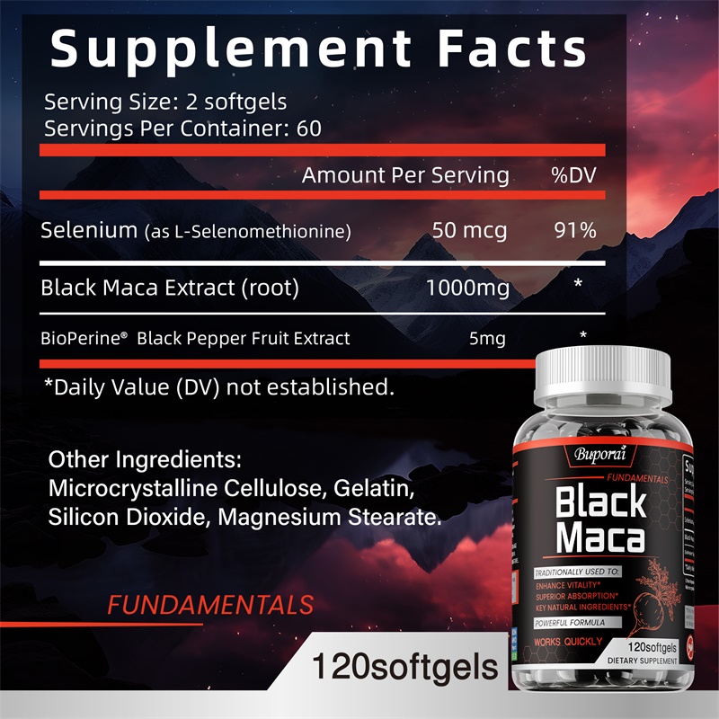 Suplemento de Maca Negra: aume - Herbal Supplement reseña y precio