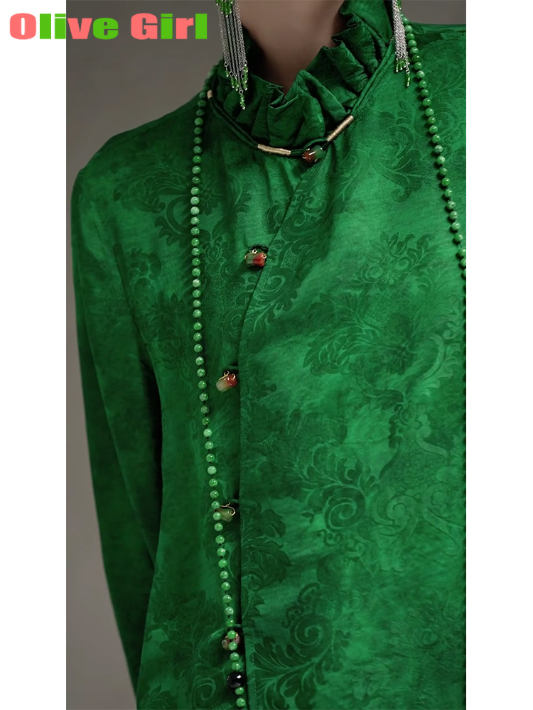 2025 camisa verde Top tela Jac - Echinacea reseña y precio